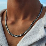 Thick Cuban Chain Necklace