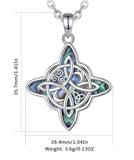 Abalone Shell Witch Knot Necklace