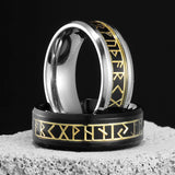 Nordic Viking Runes Rings