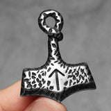 Retro Thor's Hammer Pendant Necklace