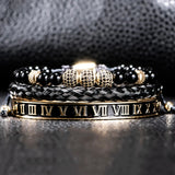 Luxury Crown Skull Bangle Bracelet