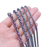 Rainbow Color Keel Chain Necklace