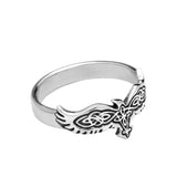 Stainless Steel Viking Raven Ring