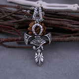 Eye of Horus Egyptian Ankh Necklace