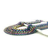 Colorful Cuban Link Chain Necklace – Stainless Steel