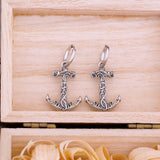 Viking Anchor Drop Earrings