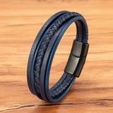 Multi-Layer Vintage Leather Braided Rope Bracelet