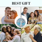 925 Sterling Silver Turquoise Tree of Life Necklace