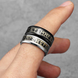 Nordic Viking Runes Rings