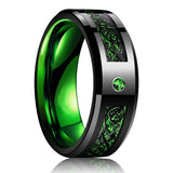 Modern Double Groove Rings