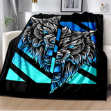 Vikings Norse Mythology Odin Valhalla Symbols - Soft Plush Blankets