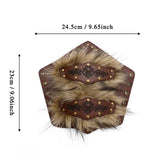Medieval Viking Furry Bracer – Renaissance Wristband Armor