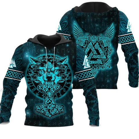 Odin Viking Thor Pullover Hoodie