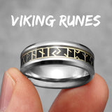 Nordic Viking Runes Rings