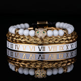 Luxury Crown Skull Bangle Bracelet