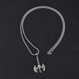 Viking Double Axe Pendant Necklace