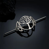 Vintage Viking Hairpins Celtic Knot  Norse Medieval Hair Stick
