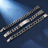 Vintage Skull Curb Chain Bracelet