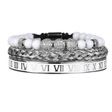Luxury Crown Skull Bangle Bracelet