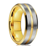 Classic 8mm Brushed Couples Ring