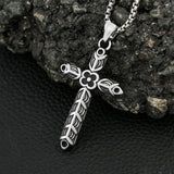 Ragnar Lothbrok Vintage Gothic Cross Pendant Necklace