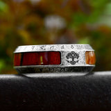 Viking Tree of Life Runes Ring