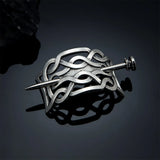 Vintage Viking Hairpins Celtic Knot  Norse Medieval Hair Stick
