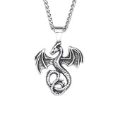 Flying Dragon Pendant Necklace