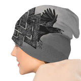 Valknut Symbol Ravens Beanie Cap