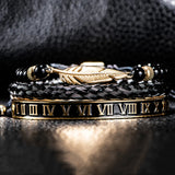 Luxury Crown Skull Bangle Bracelet