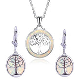 Tree of Life Pendant Necklace & Earrings Set
