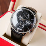 Luxury Chronograph Leather Watch