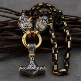 Thor's Hammer King's chain Necklace