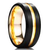 Modern Double Groove Rings