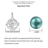 Tree of Life Pregnancy Chime Bell Ball Necklace