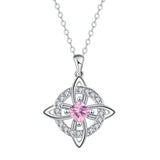 Birthstone Zirconia Pendant Necklace