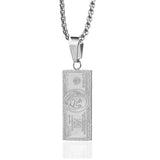 Dollar Bill Pendant Necklace