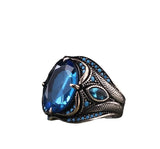 Witch's Eye Blue Stone Ring