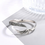 Vintage Angel Devil Wings 925 Sterling Silver Bracelet