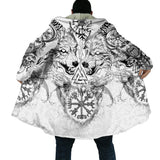 Viking Symbols Hooded Coats