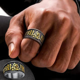 Odin's Wrath Norse Runes Ring