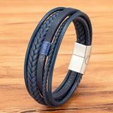 Multi-Layer Vintage Leather Braided Rope Bracelet