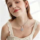Birthstone Zirconia Pendant Necklace