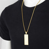 Dollar Bill Pendant Necklace