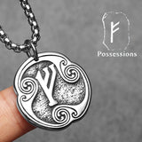 Viking Runes Amulet Pendant