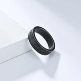 Vintage Runes Celtic Knot Stainless Steel Ring