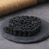 Black Biker Bracelet and Chain set