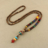 Exquisite Retro Buddhist Beads Necklace