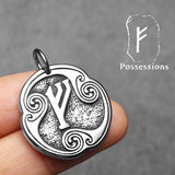 Viking Runes Amulet Pendant