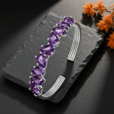Amethyst Cuff Bracelet